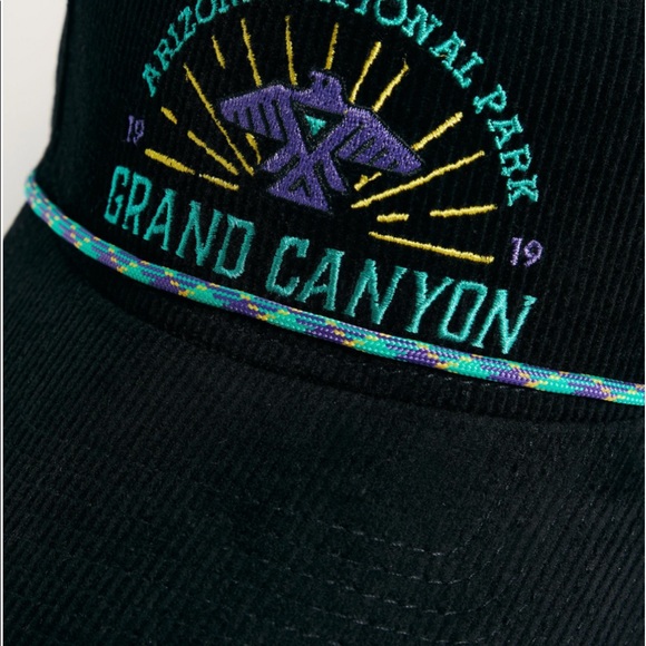 Free People Get Out Cord Baseball Hat Grand Canyon - Picture 2 of 7